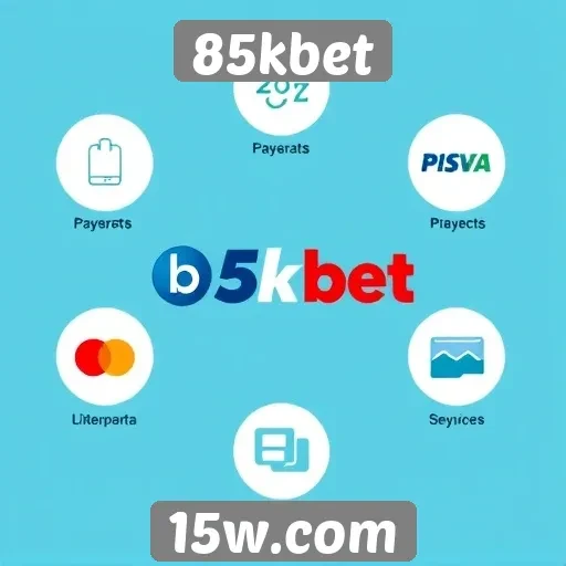 Métodos de pagamento disponíveis no 85kbet